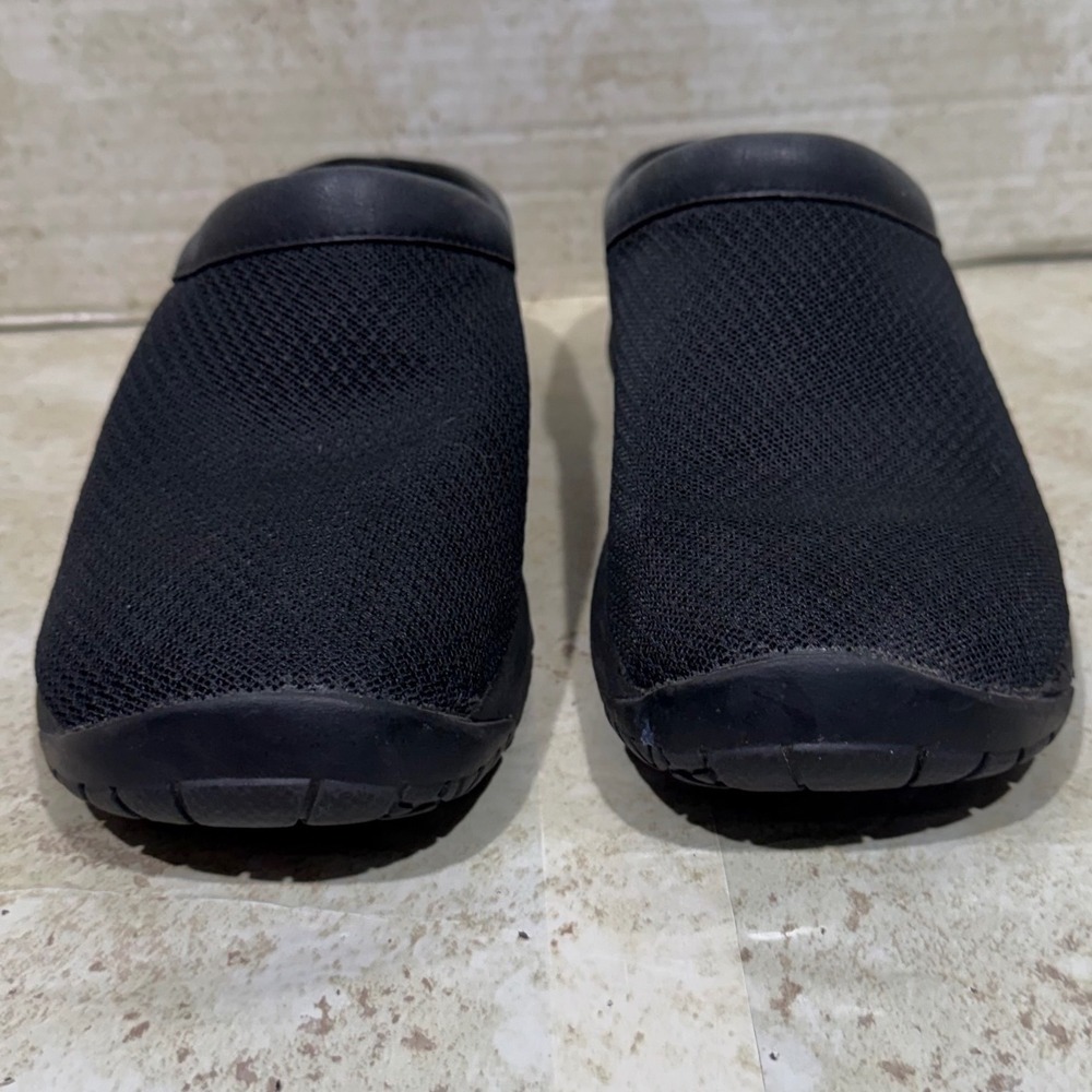 Merrell Encore Breeze 4 Womens 7W Black Mesh Slip On Clogs J000554W